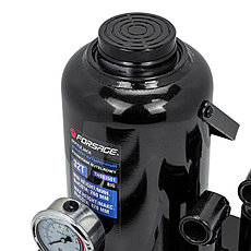 Домкрат бутылочный двухскоростной с манометром 32т FORSAGE F-TH903501 BIG, фото 2