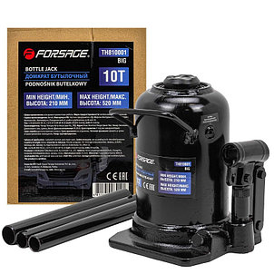 Домкрат бутылочный двухштоковый 10т FORSAGE F-TH810001 BIG, фото 2