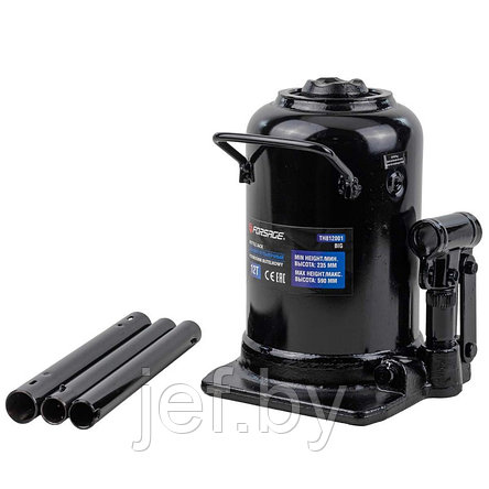 Домкрат бутылочный двухштоковый 12т FORSAGE F-TH812001 BIG, фото 2