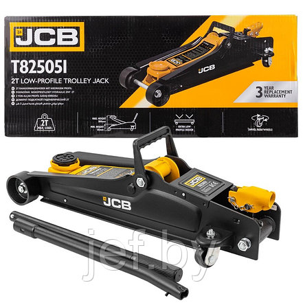 Домкрат подкатной гидравлический низкопрофильный 2т JCB JCB-T825051, фото 2