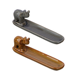 Подставка под аромапалочки керамическая, 20x7x5,3 см, 2 цвета, 471-209