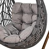 Подвесное кресло из искусственного ротанга N886-W72 Dark Grey, фото 2