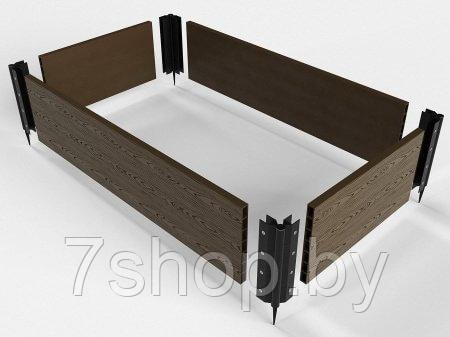 Готовая грядка ДПК Nautic Prime низкая 3х1х0,15 м