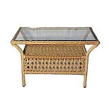 Садовый стол кофейный прямоугольный GRACIA шоколад, фото 3