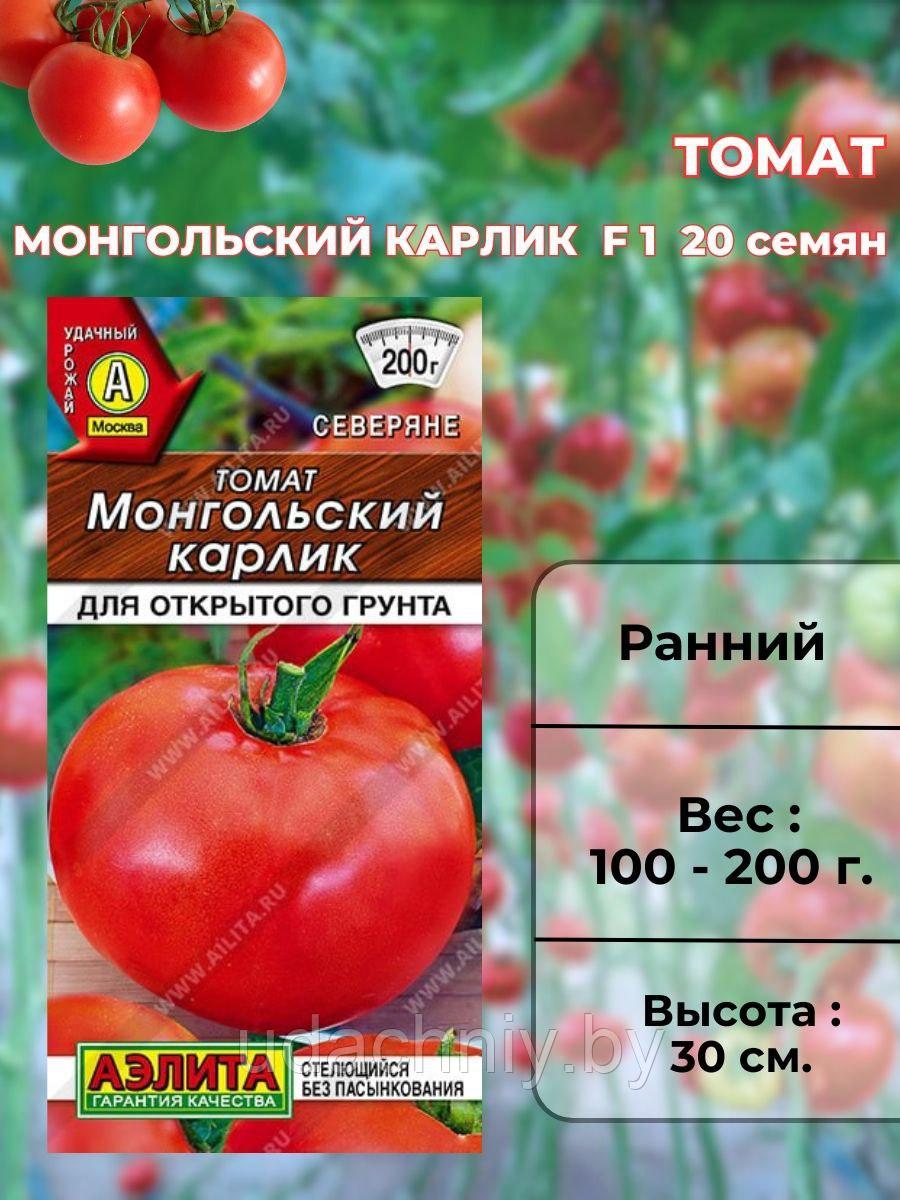 Томат Монгольский карлик. 20 шт. "Aэлитa", Россия.