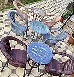 Комплект садовой мебели DECO 2 с круглым столом 7035П Светлый, фото 3
