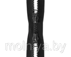 Молния Трактор Тип 5 2 замка чёрная 90 см