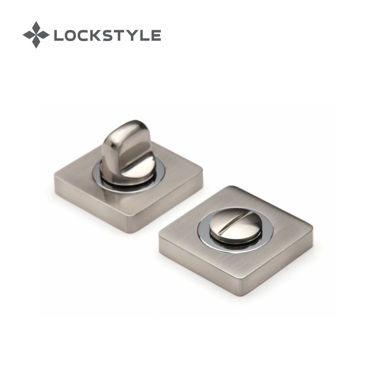 Фиксатор  LOCKSTYLE PRO ZQ WC SN/CP матовый никель/хром