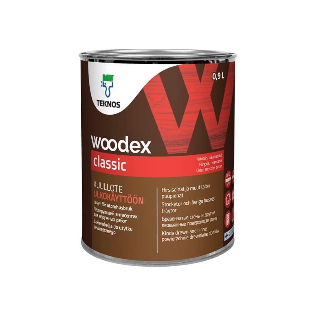 WOODEX CLASSIC Лессирующий антисептик 0,9л (ВУДЕКС КЛАСИК), Финляндия