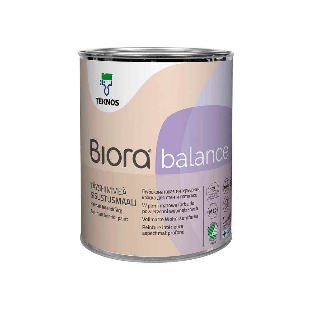 BIORA BALANCE TEKNOS База 3. Матовая краска для внутренней отделки, 0,9л (БИОРА БАЛАНС ТЕХНОС), Финляндия