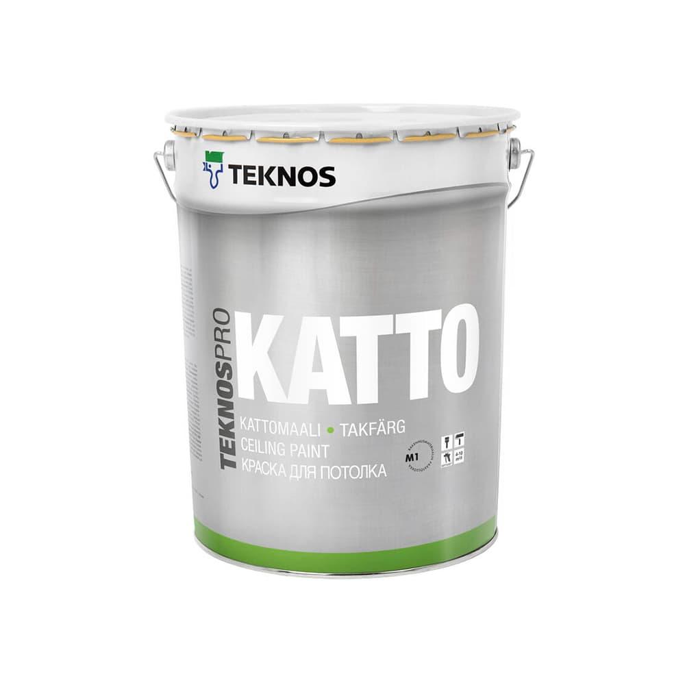 TEKNOSPRO KATTO. Краска для потолка, 18л (КАТТО ТЕХНОС), Финляндия