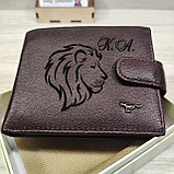 Кошелёк портмоне с автодокументами коричневый L560-209 brown, фото 9