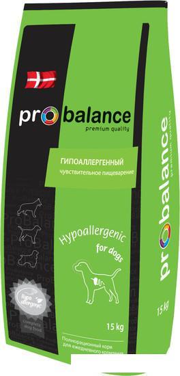 Корм для собак Probalance Hypoallergenic 15 кг