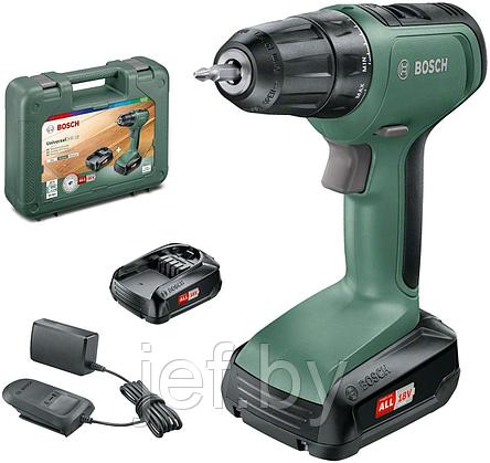 Аккумуляторный дрель-шуруповерт UniversalDrill 18 в чемодане BOSCH 06039C8005, фото 2
