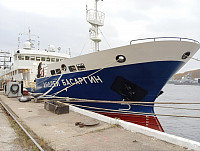 Краболовное судно Андрей Басаргин спущено на воду