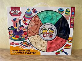 Игровой набор для лепки из пластилина Magic dough "Кухня кондитера", аналог Play-Doh