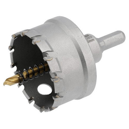 Сверло корончатое режущее по металлу TCT 60мм 3/8'', YG10X "Yato" YT-44069, фото 2