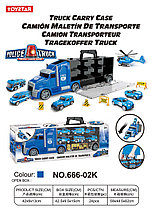 Автовоз с набором машинок и знаков JINJIA TOYS 666-02K
