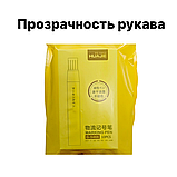 Желтый рукав ПВД, ширина 250, толщина 100микрон, фото 2