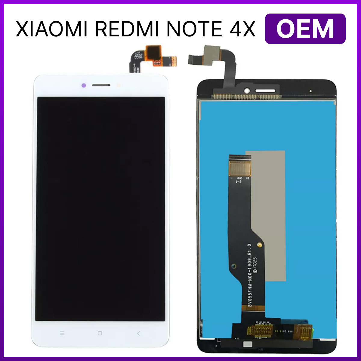 Экран Xiaomi Redmi Note 4x c тачскрином (белый)