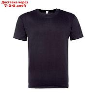 Футболка мужская Collorista, плотность 145г/м2, цвет черный, размер 58-60