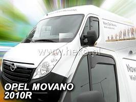 Ветровики вставные для Opel Movano / Renault Master (2010-) короткие / Мовано / Мастер [27117] (HEKO)
