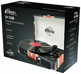 Виниловый проигрыватель с Bluetooth RITMIX LP-120B Black