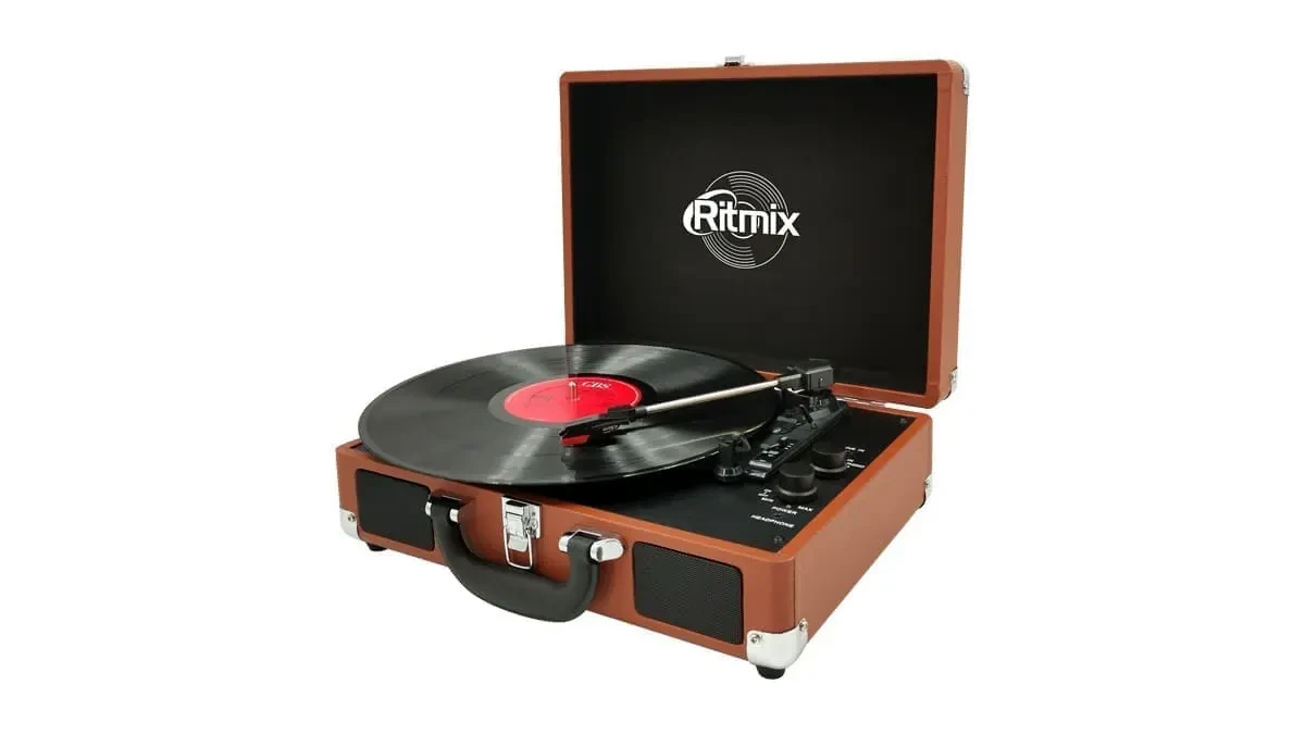 Виниловый проигрыватель RITMIX LP-160B Brown