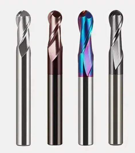 Фреза твердосплавная сферическая радиусная 20х40х20х100х2F R10 HRC45 ALTIN