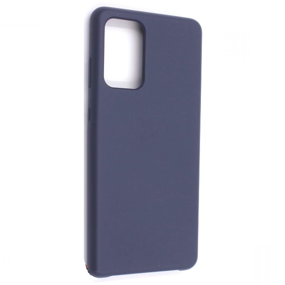 Чехол-накладка для Samsung Galaxy A72 SM-A725 Silicone Cover темно-синий