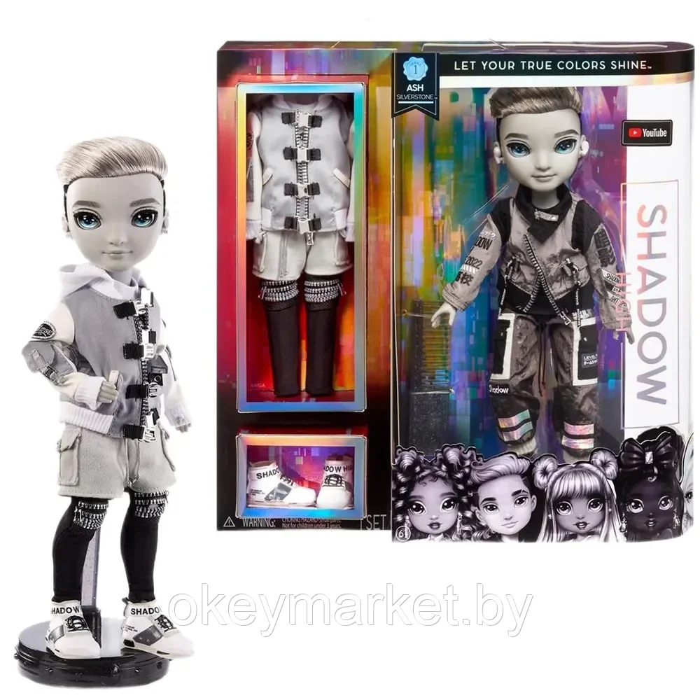 Кукла Rainbow High Shadow Silverstone Рейнбоу Хай Эш 583578