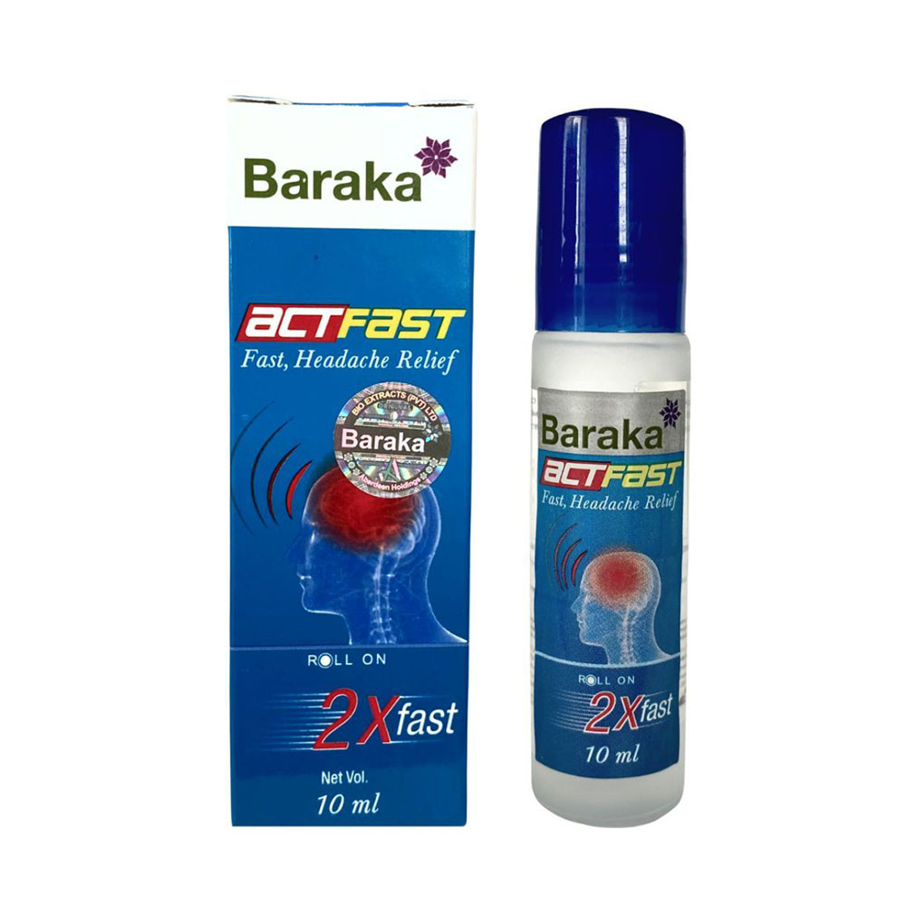 Бальзам роликовый Актфаст ActFast на основе масла черного тмина 10 мл Baraka