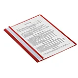 Скоросшиватель пластиковый STAFF, А4, 100/120 мкм, красный, фото 2