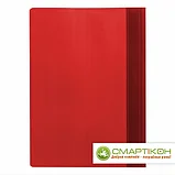 Скоросшиватель пластиковый STAFF, А4, 100/120 мкм, красный, фото 6