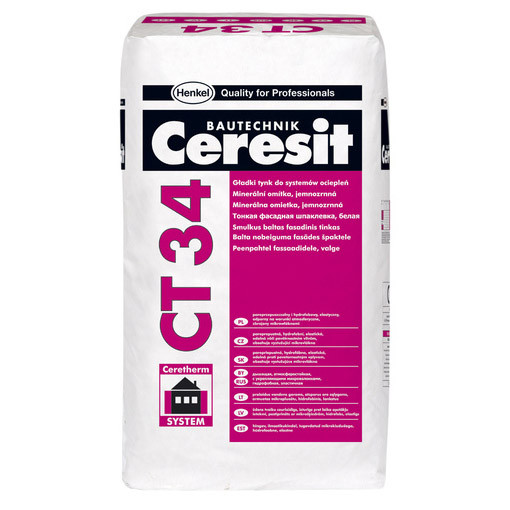Шпатлёвка Ceresit «CT 34» Цементная шпатлевка - фото 1 - id-p34380019