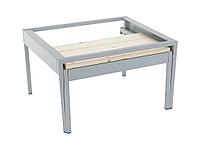 Шкаф металический LS-21 с выдвижной скамейкой для инвентаря/ раздевалок/, фото 3