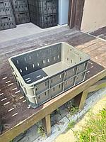 Ящик №15; красный 600х400х258 мм. пластиковый, колбасный, фото 6