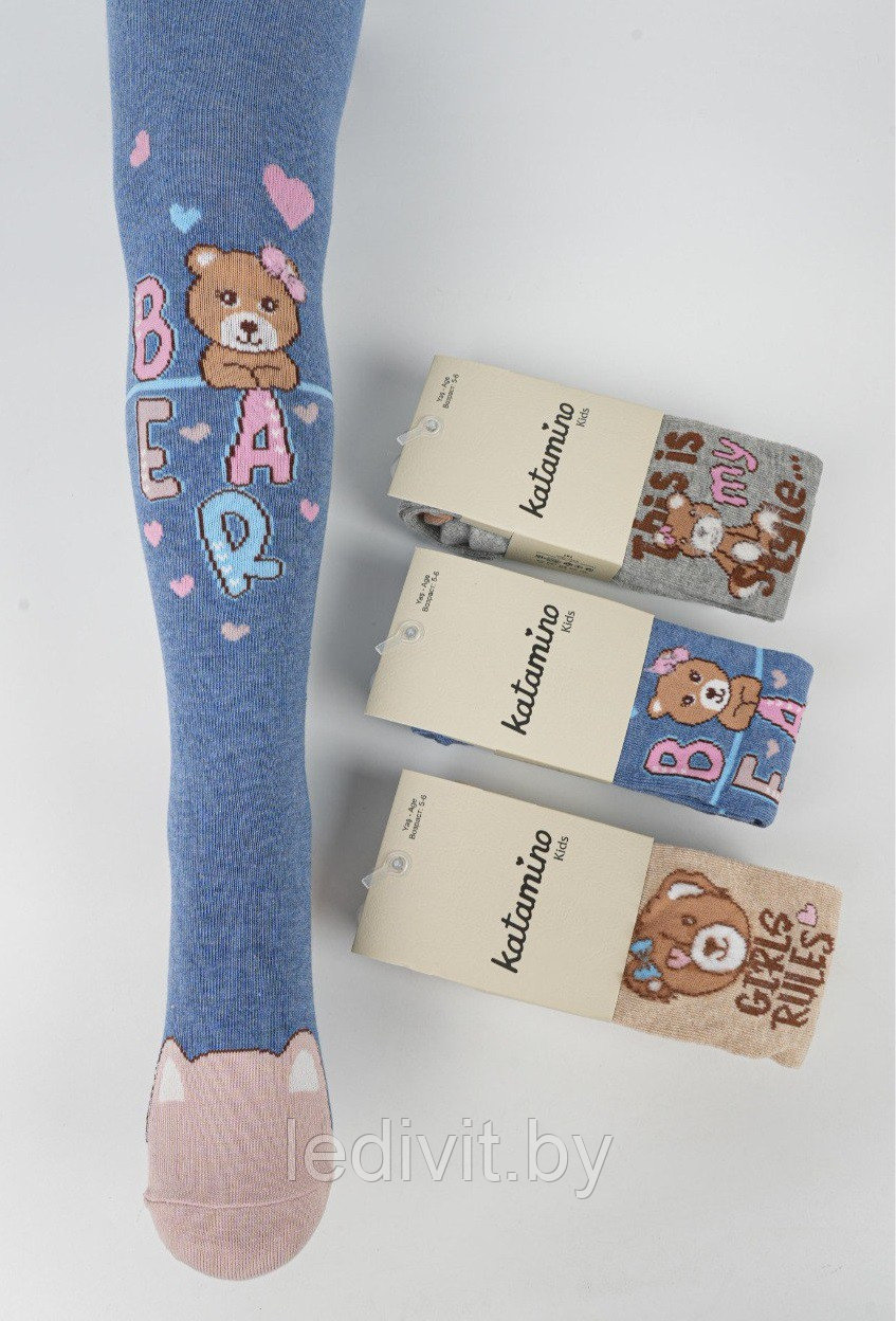 Колготки для девочки с рисунком