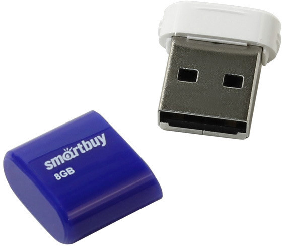 USB флеш-диск SmartBuy 16GB LARA Blue (SB16GBLara-B) - фото 1 - id-p64361350