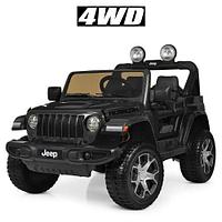 Детский электромобиль Electric Toys JEEP LUX 4Х4 полноприводной арт. FT938(чёрный)