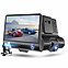 Автомобильный видеорегистратор с тремя камерами PROFIT D403, Full HD 1920х1080 (30 к/с), MicroSD до 128GB, фото 4