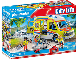 Конструктор Скорая помощь Playmobil 71202 свет, звук