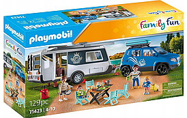 Конструктор Автомобиль с прицепом для кемпинга Playmobil 71423