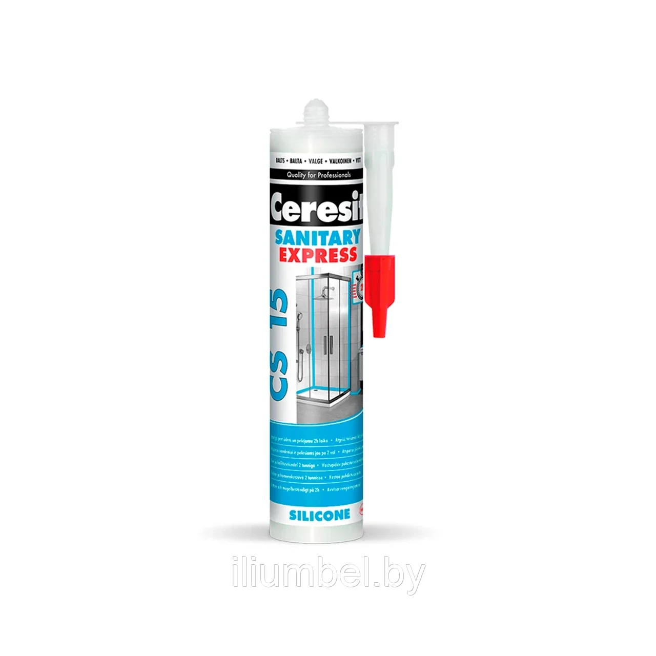 Ceresit CS 15 Express герметик силиконовый санитарный 280мл
