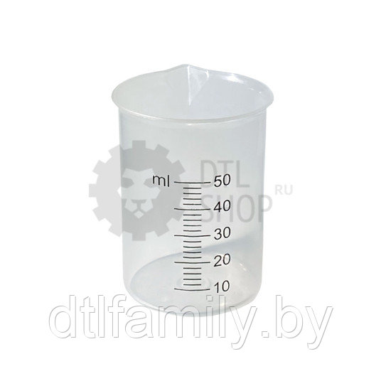 Measuring Cup - пластиковый мерный стакан, 50 мл, CR752, Chemical Russian