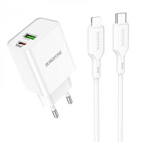 Сетевое зарядное устройство BOROFONE BA80A PD20W+QC3.0,