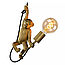 Lucide EXTRAVAGANZA CHIMP - Подвесной светильник - Ø 17,6 см - 1xE27 - Черный 10402/01/30, фото 4