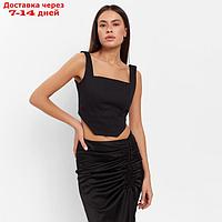 Топ женский джинсовый MIST: Denim р.48, черный
