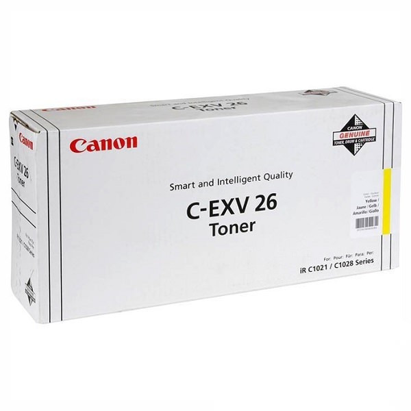 Картридж C-EXV26Y/ 1657B006 (для Canon imageRUNNER C1021/ C1028) жёлтый