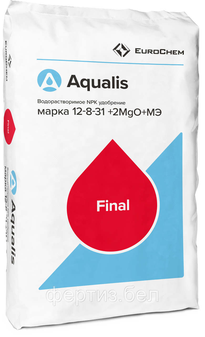 Удобрение AQUALIS 12:8:31+2Mg+micro 25кг